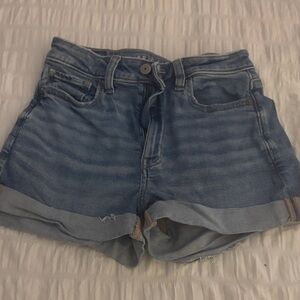 American Eagle Outfitters Light Blue Jean Shorts